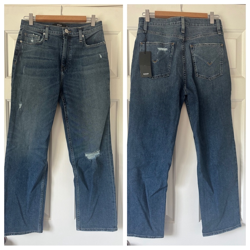 NWT Hudson Jeans Blue Relaxed Fit Denim